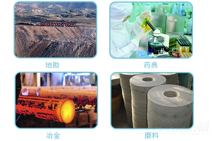 適用行業(yè):地堪，冶金，藥典,磨料